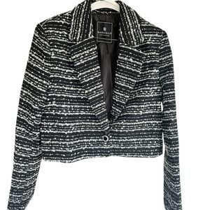 Bagatelle Tweed Cropped  Blazer NWT